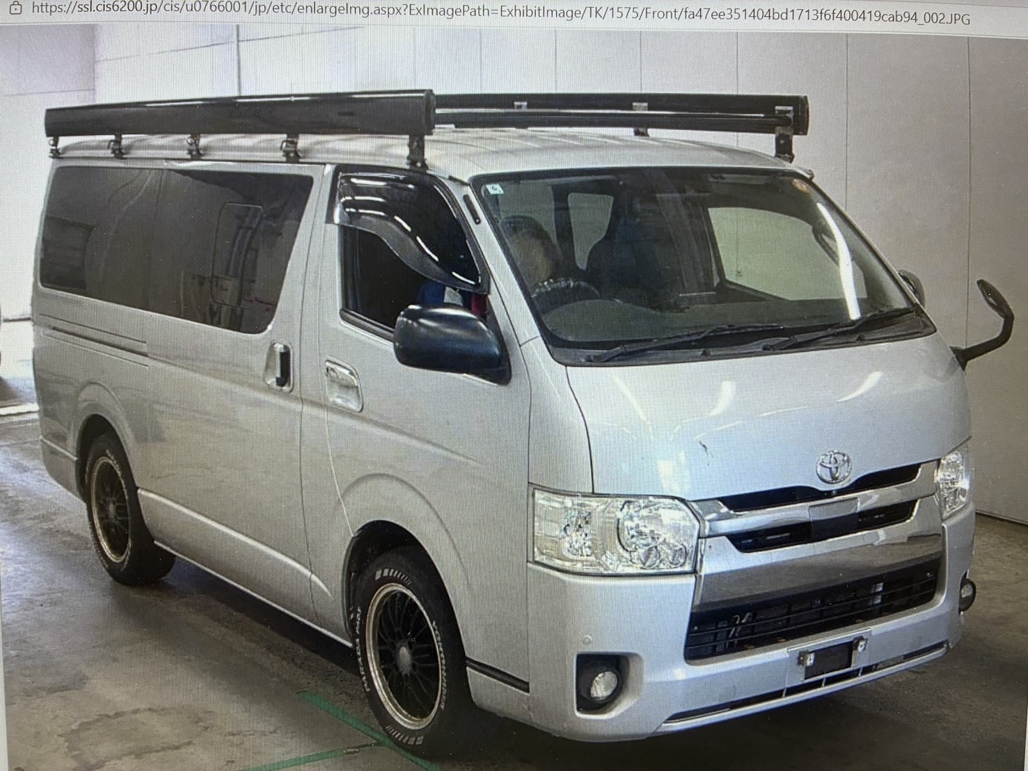 紹介車両の参考例・ハイエース